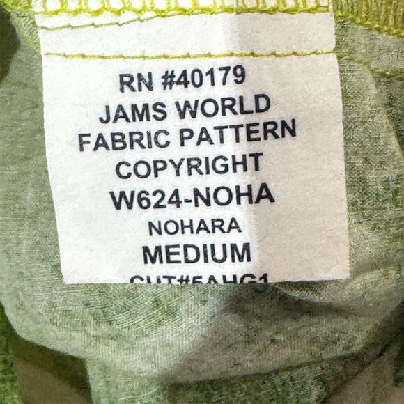 Jams World Vintage Floral Hawaiian Shirt Medium Nohara Print Made in Hawaii - Picture 7 of 8